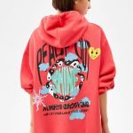 Rose Printed Hoodie - Image 2